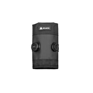 Granite QUIVER Black tactical pouch with brand logo on a white background