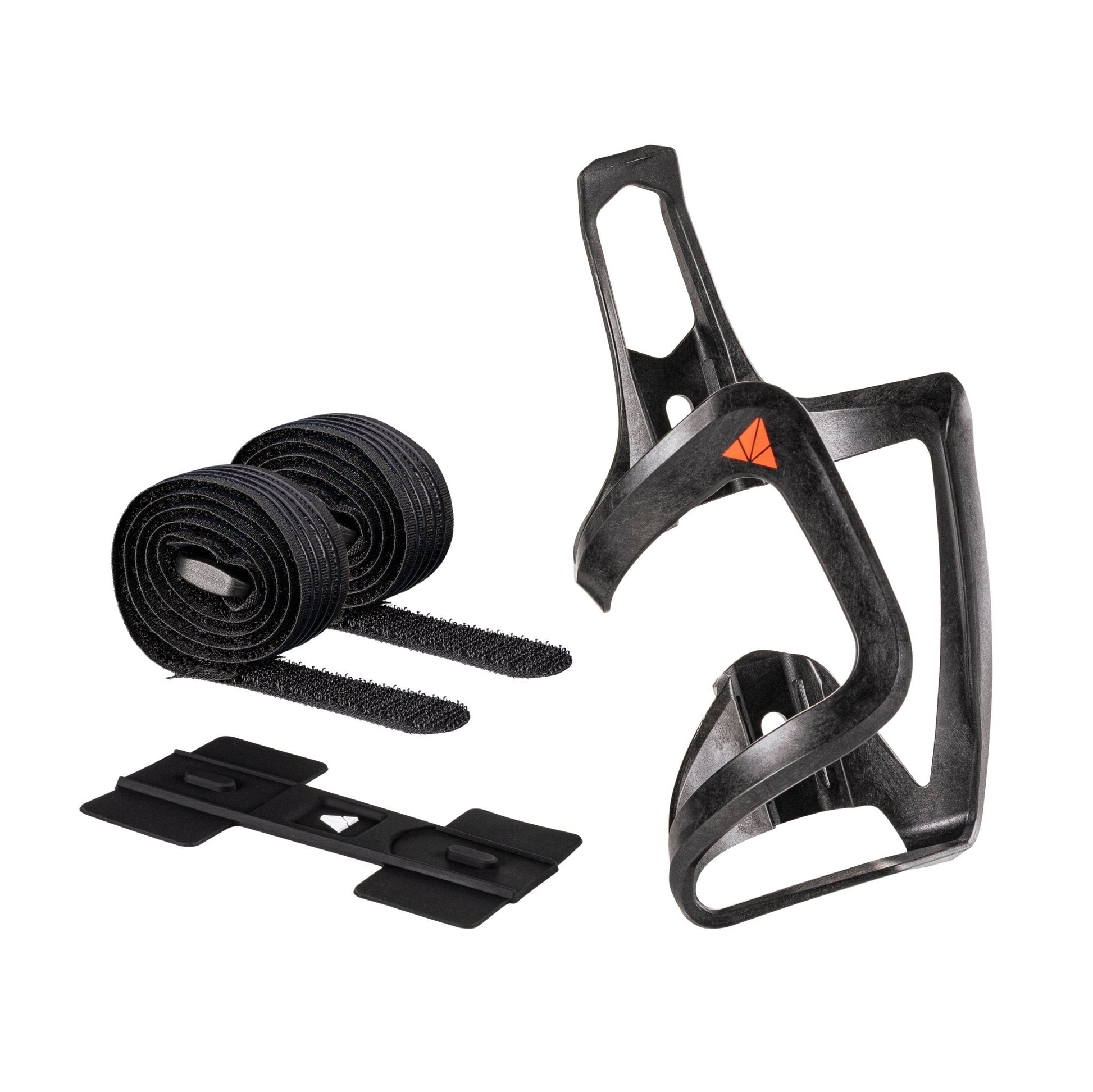 Granite Aux Carbon Bottle Cage with Strap Kit - Aux Cage E+ Strap Kit for E - bike -