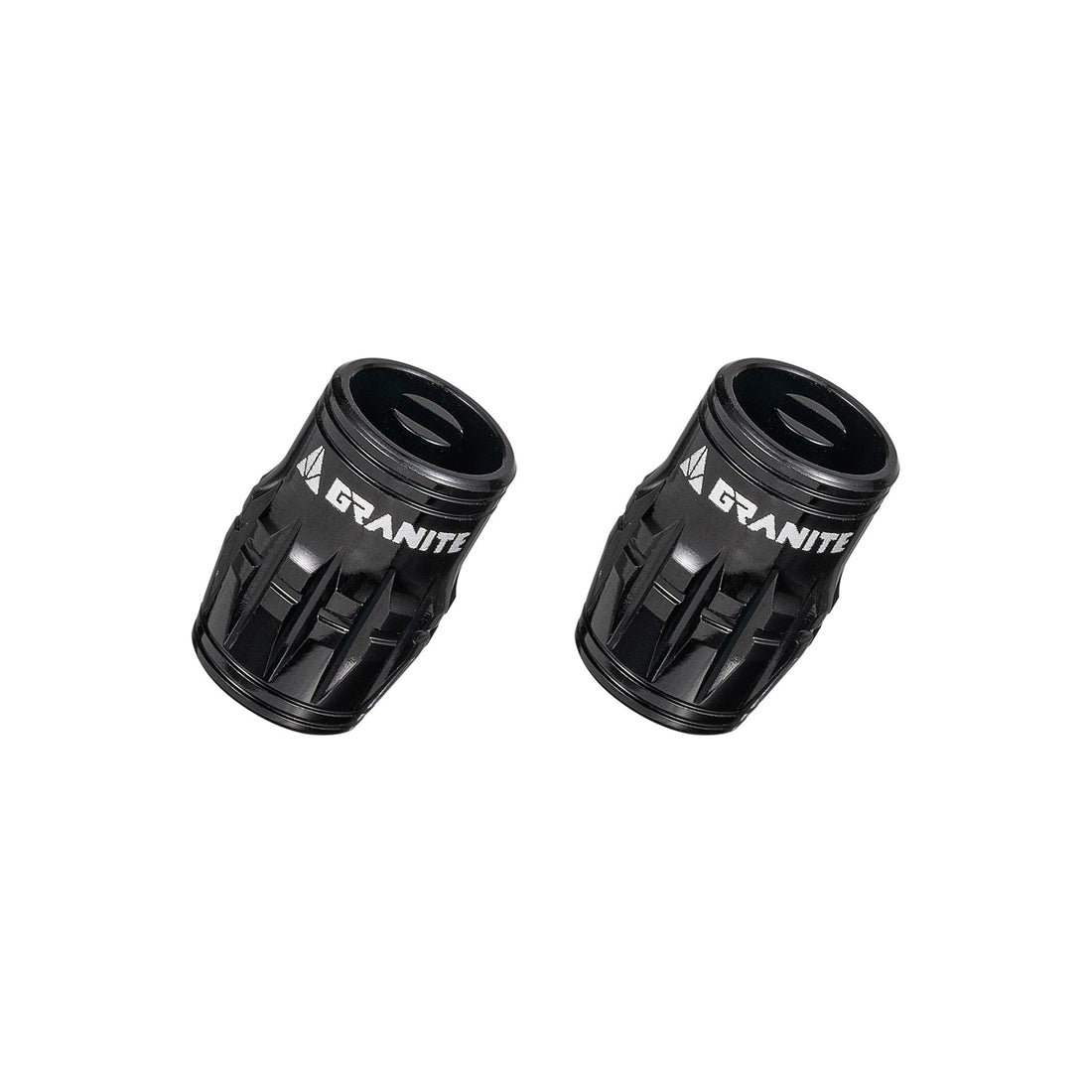 Granite Juicy Nipples Schrader Valve Core Remover Cap for Bike & Bicycle  - Black/Alloy