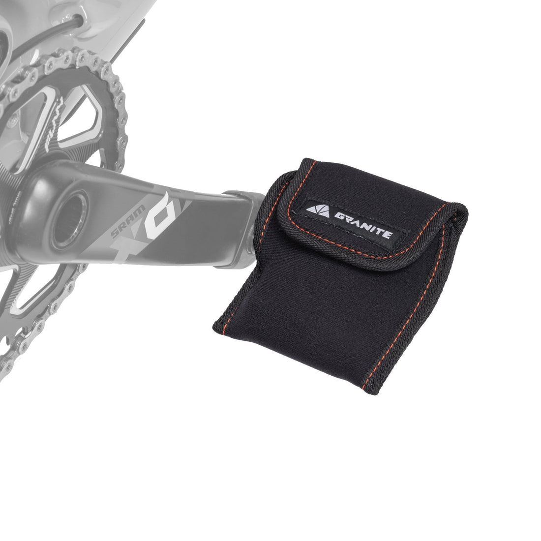 Granite Pita Bicycle Pedal Covers - Black - Small -