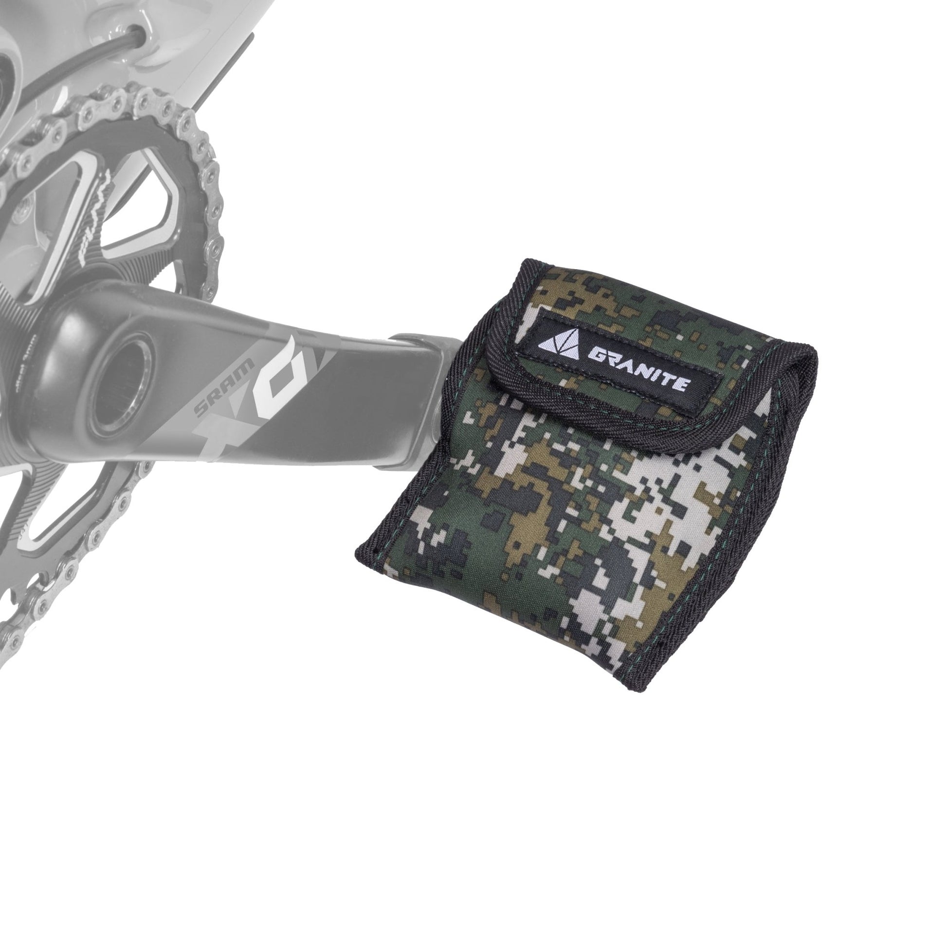 Granite Pita Bicycle Pedal Covers - Camo Green - Small -