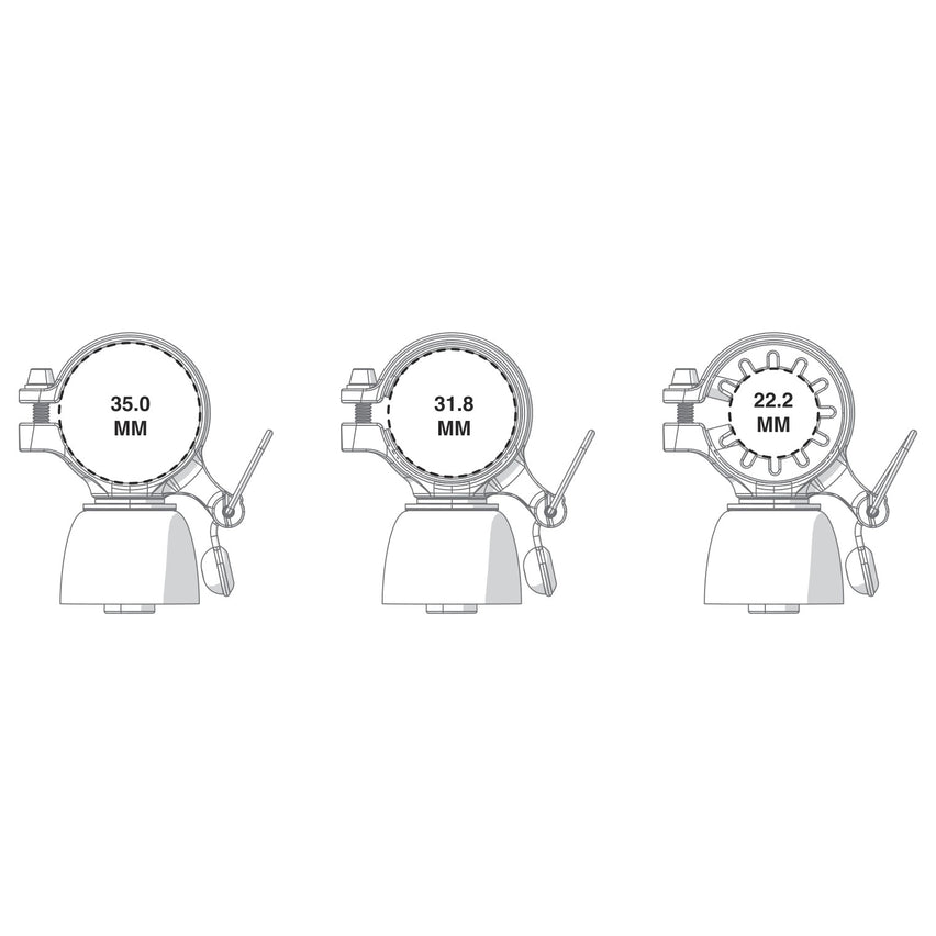 Match the spacer to your bar