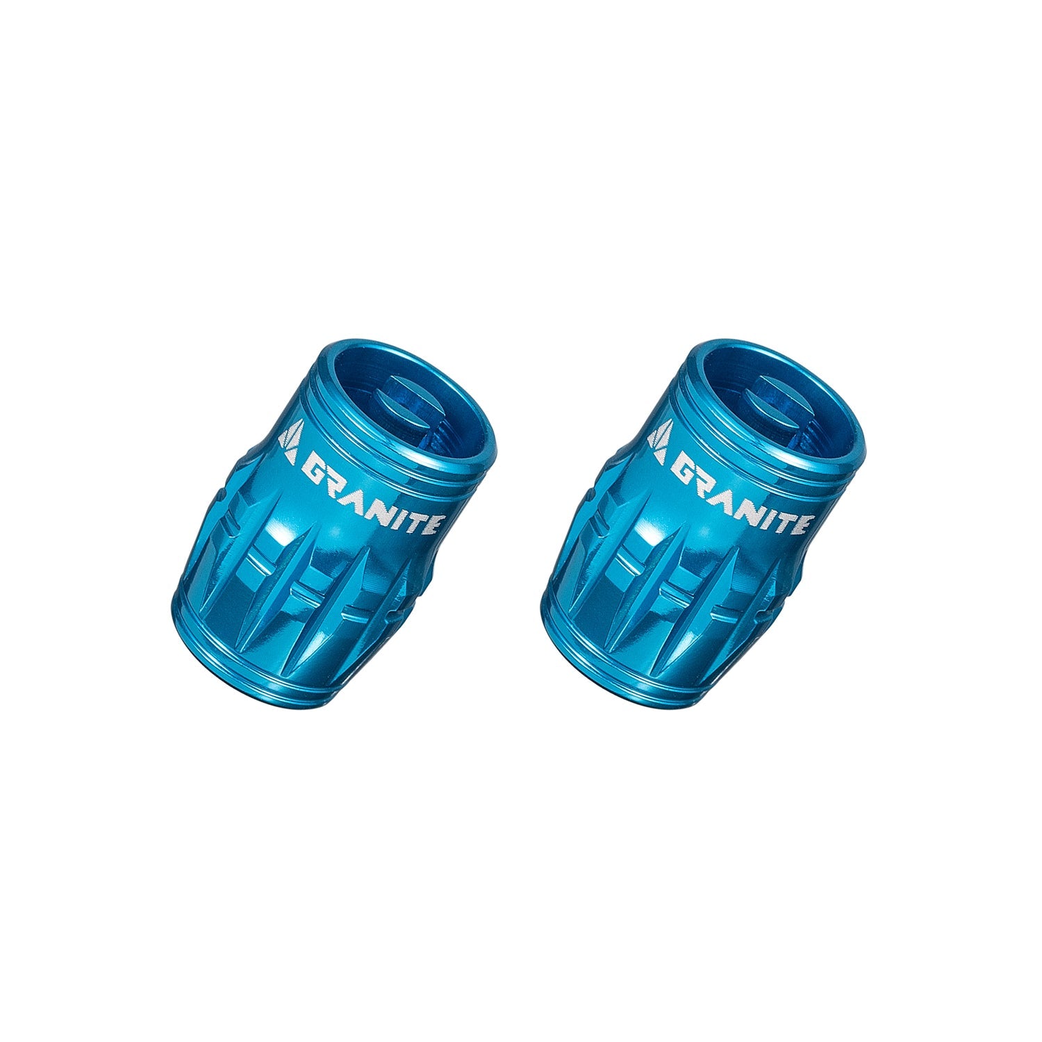 Granite Juicy Nipples Schrader Valve Core Remover Cap for Bike & Bicycle  - Blue/Alloy