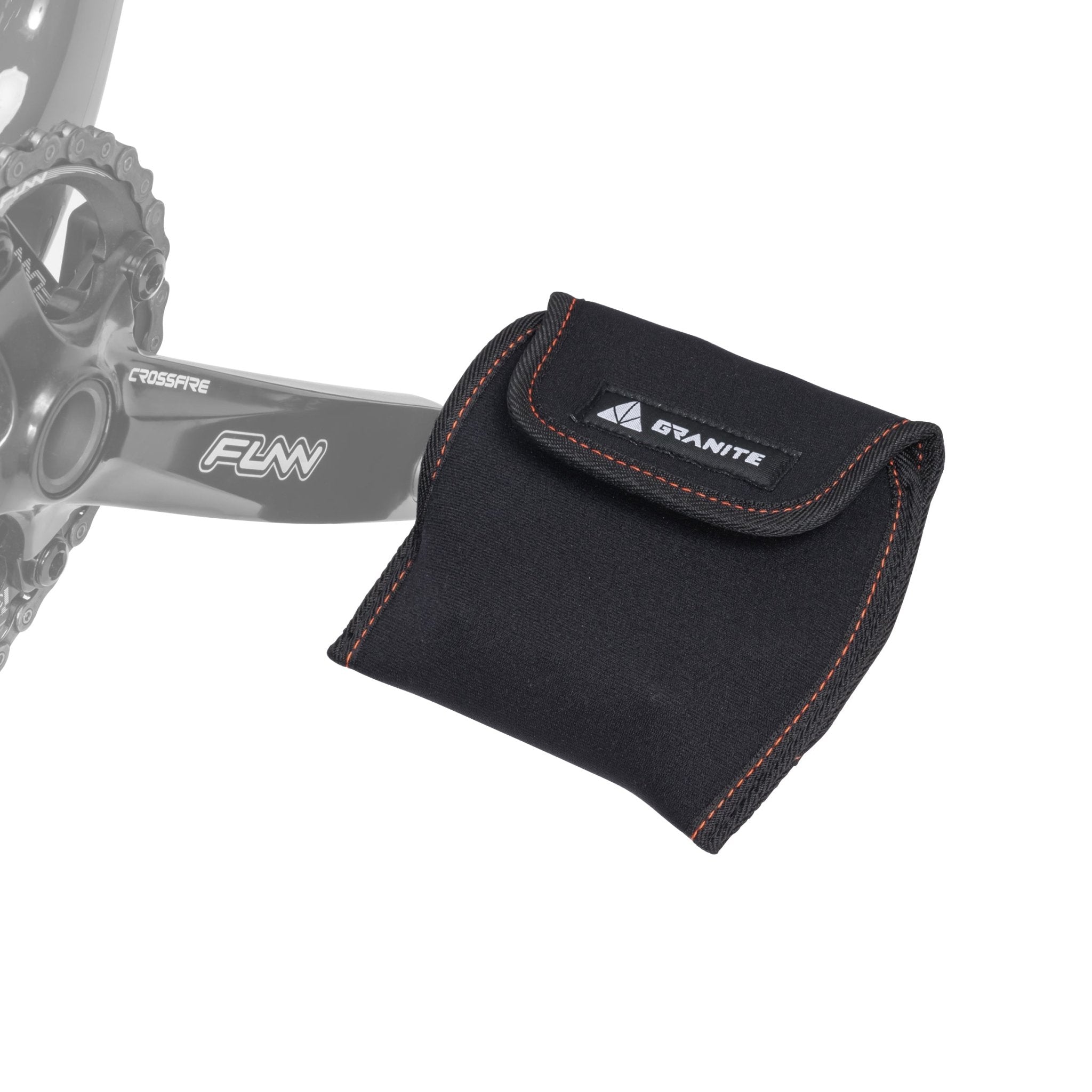 Granite Pita Bicycle Pedal Covers - Black - Large - 