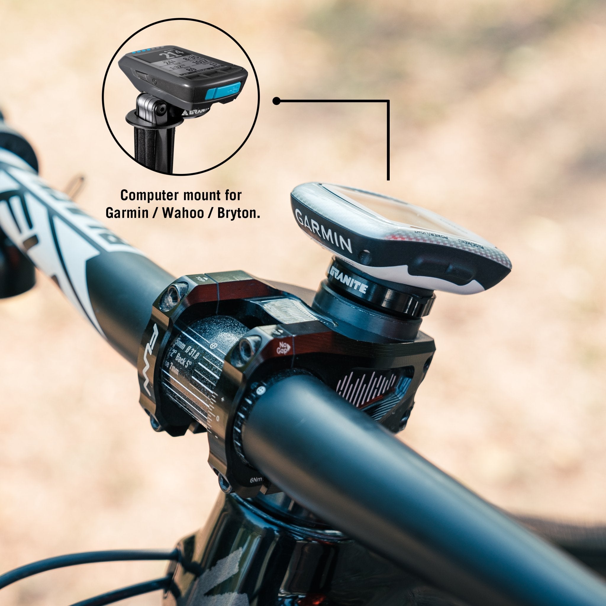 Mountain bike garmin fashion mount