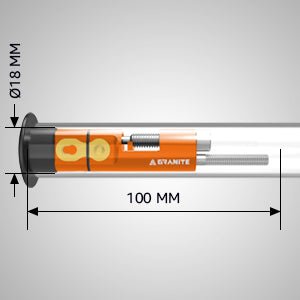 Stash Chain Repair Tool works on bike handlebar with a diameter larger than 18mm and a 100mm straight section at the bar-end.