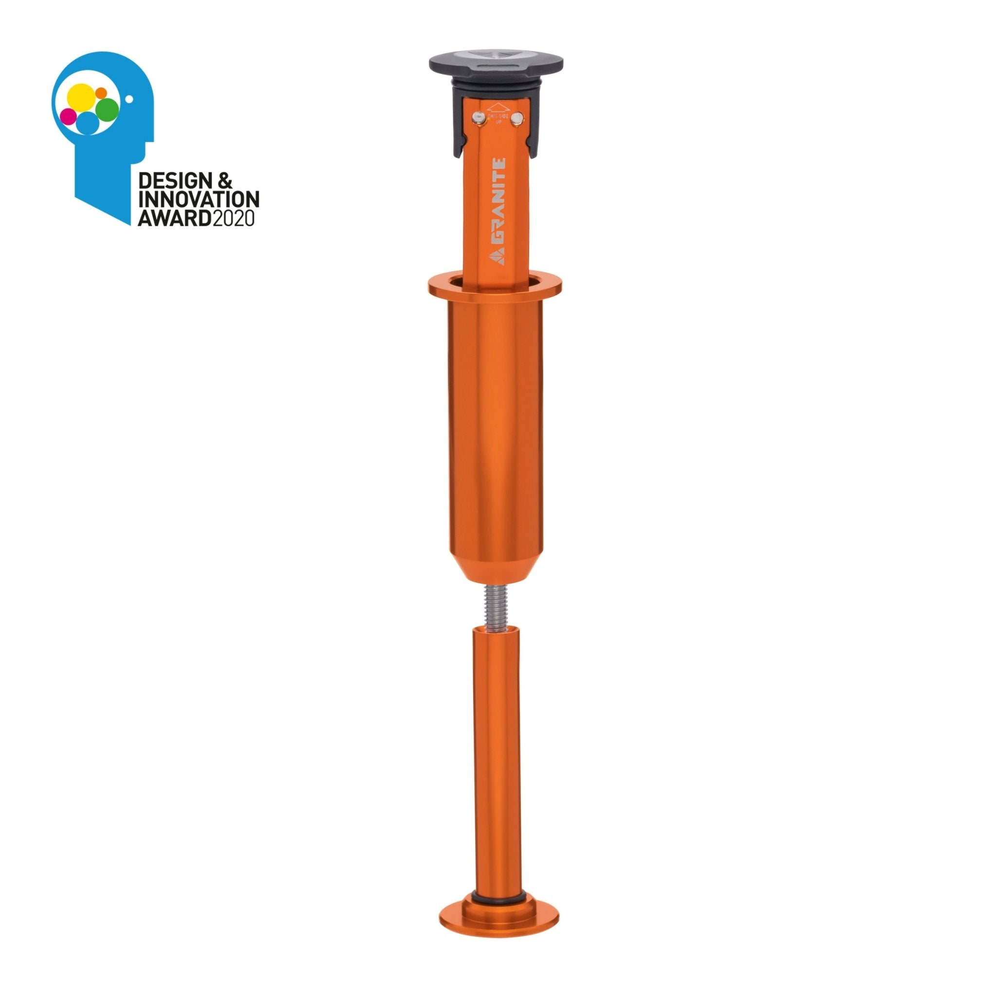 Granite Stash Multi-Tool | Bike & MTB Steerer Tube Tool - Orange - 30mm - 1 1/8" straight steerer -