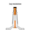 Cross-sectional view showing easy installation of Granite toolkit inside a bike steerer tube.